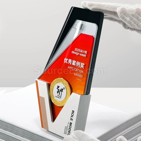 礼品订购水晶奖座广告