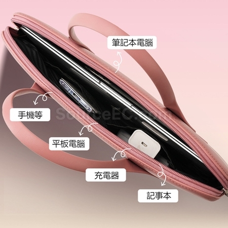 礼品订购马卡龙手提防水收纳电脑包广告