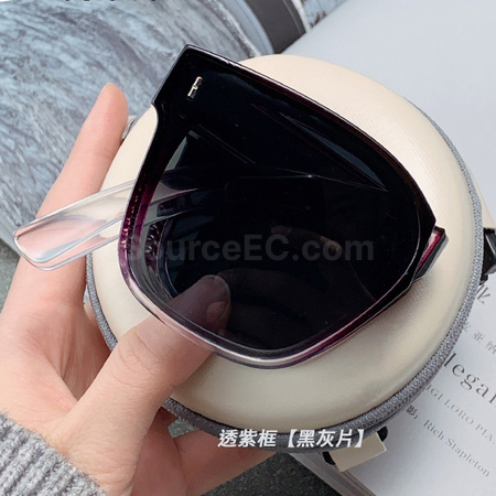 礼品订购外挂式折叠墨镜广告
