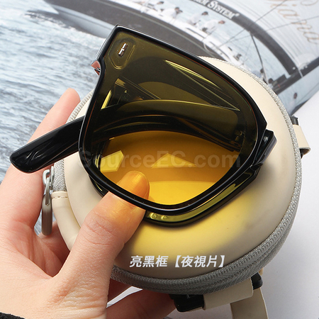 礼品订购外挂式折叠墨镜广告