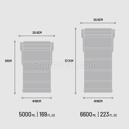 礼品订购户外便携式提手保冷壶广告