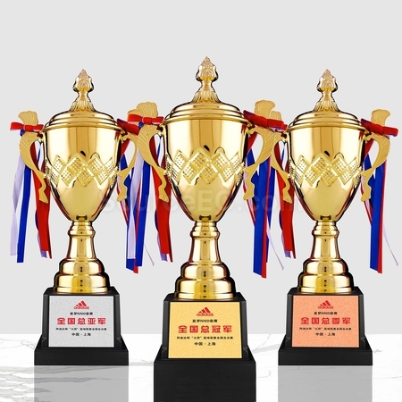 礼品订购金属奖杯广告