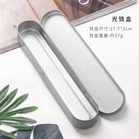 礼品订购马口铁盒 金属长形笔盒 广告