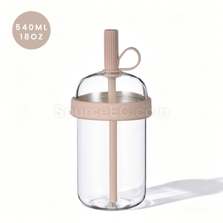 礼品订购Tritan吸管杯奶茶杯广告