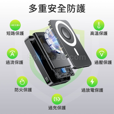 礼品订购3C折叠支架磁吸充电宝广告