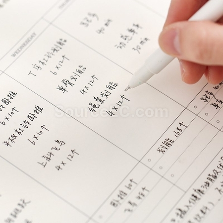 礼品订购月計劃工作周日程可撕記事本广告