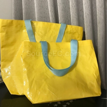 礼品订购夏季手提塑料編織購物袋广告
