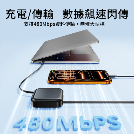 礼品订购240w双Type-C伸缩数据线广告