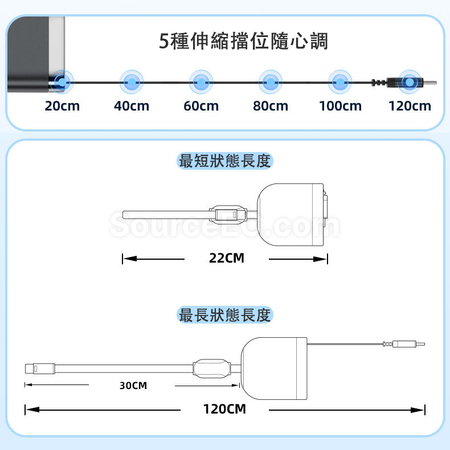 礼品订购240w双Type-C伸缩数据线广告