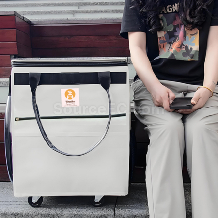 礼品订购带轮大容量收纳旅行保溫包广告