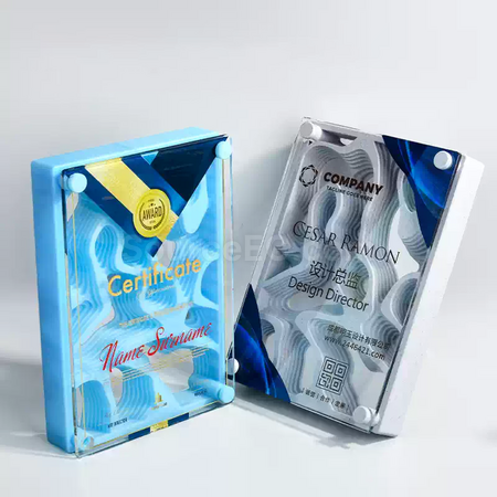 礼品订购水晶奖牌广告