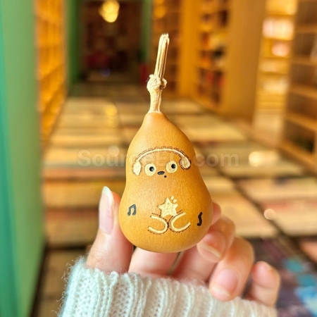 礼品订购天然葫芦挂件钥匙扣广告