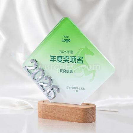 礼品订购2026水晶奖座广告