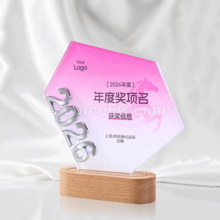 礼品订购2026水晶奖座广告
