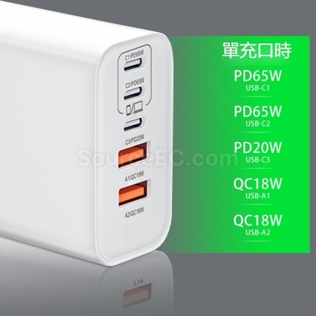 礼品订购100WPD氮化镓多口充电器广告