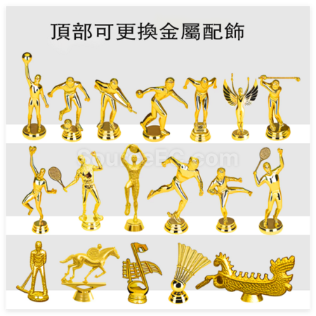 礼品订购53CM大号金属奖杯广告