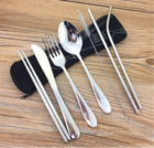 不锈钢餐具吸管套装