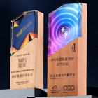 木质水晶奖座
