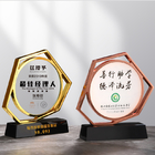 创意金属玉石水晶奖座