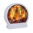 圣诞3D光影立体纸雕相框