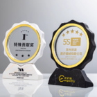 简约大理石水晶座