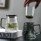 玻璃茶水分离泡茶杯