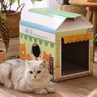 创意猫屋纸盒猫窝