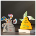 创意金属旋转水晶奖座