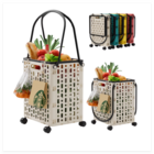 可折叠购物拉车