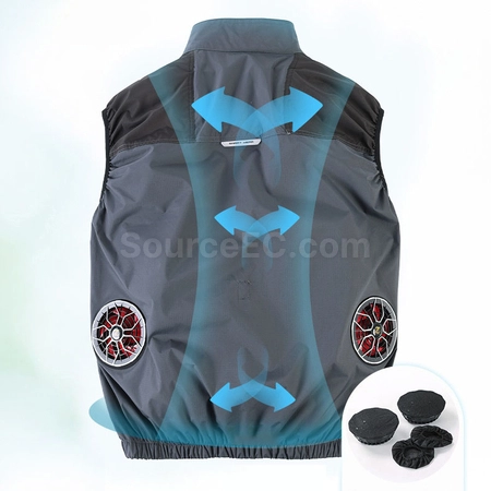 礼品订购隔热空调服马甲广告